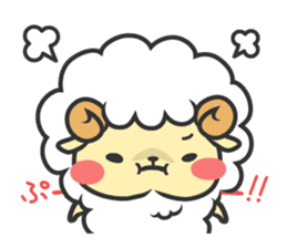 Mohubo the fluffy sheep sticker #2380802