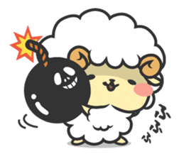 Mohubo the fluffy sheep sticker #2380803