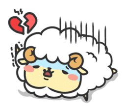 Mohubo the fluffy sheep sticker #2380805