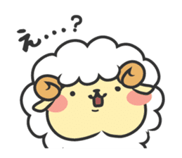 Mohubo the fluffy sheep sticker #2380808