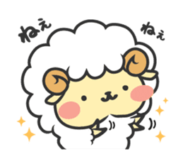 Mohubo the fluffy sheep sticker #2380809