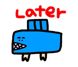 And her companions Meg English version sticker #2380983