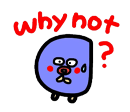 And her companions Meg English version sticker #2381005