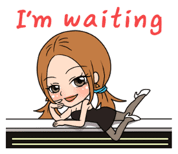 StampGirl "Don't drink too much" English sticker #2381019