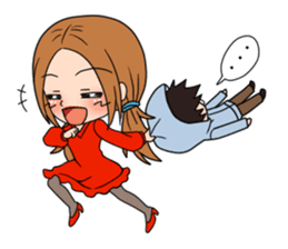 StampGirl "Don't drink too much" English sticker #2381034