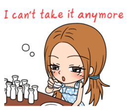 StampGirl "Don't drink too much" English sticker #2381043