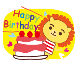 Lion's message sticker #2381358