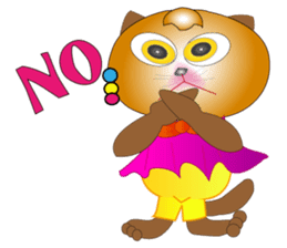 Cat daily life conversation,season,event sticker #2381615