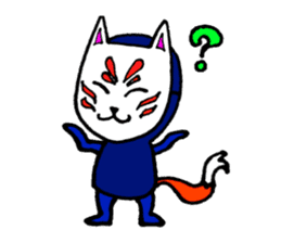 oinari kitsune kon sticker #2381786