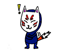 oinari kitsune kon sticker #2381787