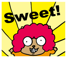 Funky Star Dog sticker #2382098