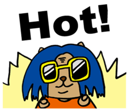 Funky Star Dog sticker #2382110