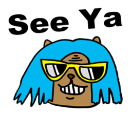 Funky Star Dog sticker #2382124