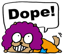 Funky Star Dog sticker #2382126