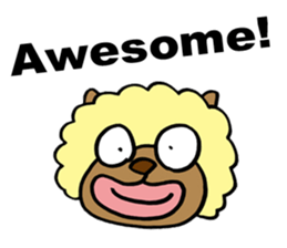 Funky Star Dog sticker #2382130