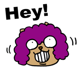 Funky Star Dog sticker #2382134