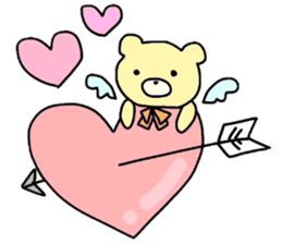 love you bear remonedo sticker #2382259