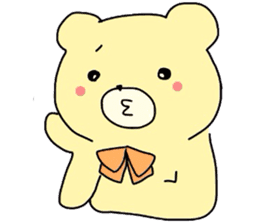 love you bear remonedo sticker #2382285