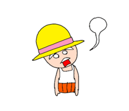 Old man of the straw sticker #2382303