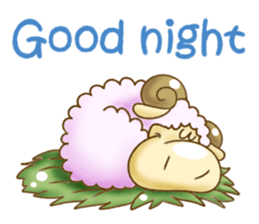 The hippo become a sheep. sticker #2382657