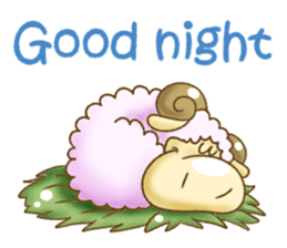 The hippo become a sheep. sticker #2382657