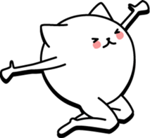 limbs cat sticker #2382794