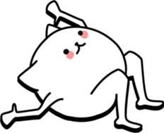 limbs cat sticker #2382797