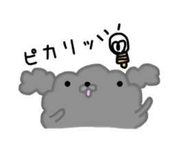 Fluffy poodle sticker #2382873