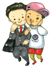 Department store of a small creature 2 sticker #2382967