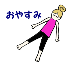 It told in yoga sticker #2382985