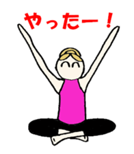 It told in yoga sticker #2383011