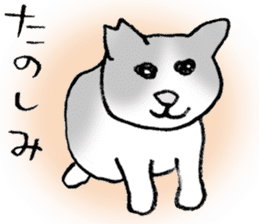 Sticker of a wild cat and a domestic cat sticker #2384246