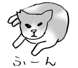 Sticker of a wild cat and a domestic cat sticker #2384250