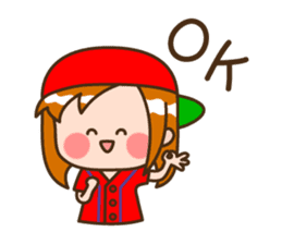 Hiroshima women sticker #2384293