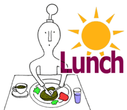 Daily life of the alien Ver.3 sticker #2384298