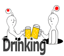 Daily life of the alien Ver.3 sticker #2384321