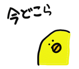 Bird waits for... sticker #2384473