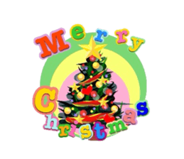 Happy Christmas Sticker set sticker #2384657