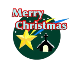 Happy Christmas Sticker set sticker #2384664