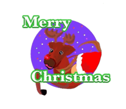 Happy Christmas Sticker set sticker #2384668