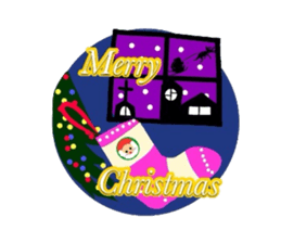 Happy Christmas Sticker set sticker #2384669