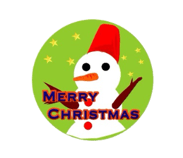 Happy Christmas Sticker set sticker #2384675