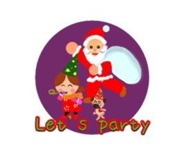 Happy Christmas Sticker set sticker #2384686
