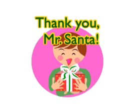 Happy Christmas Sticker set sticker #2384695