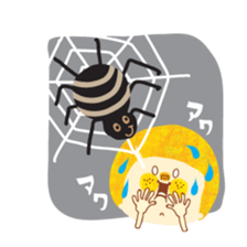 Boy and Blue bear sticker #2385034