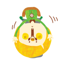 Boy and Blue bear sticker #2385038