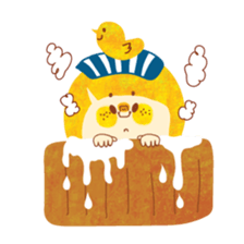 Boy and Blue bear sticker #2385039