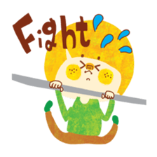 Boy and Blue bear sticker #2385040