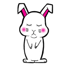 The rabbit which is not so lovely sticker #2385343