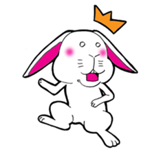 The rabbit which is not so lovely sticker #2385362